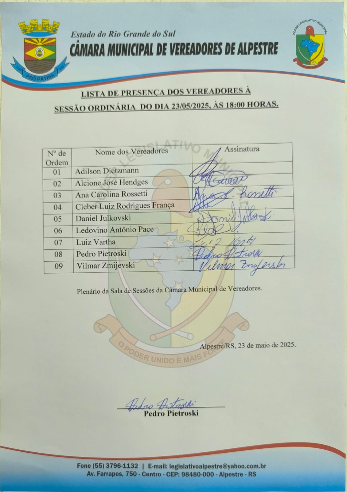 presença